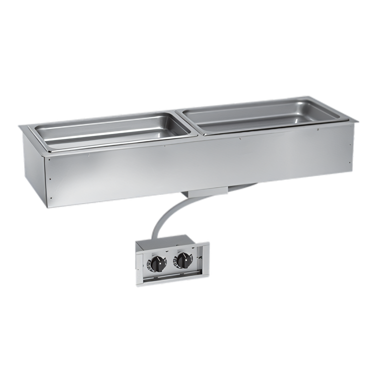 Product image #1 for Alto-Shaam Halo Heat Drop-In Electric Hot Food Well Unit, 44-3/8 Inch Wide, (2) Full-Size Pan Capacity