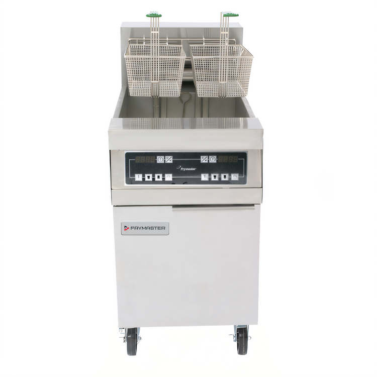 Product image #1 for Frymaster RE High Efficiency 80 lb. Electric Floor Fryer, Open-Pot Design, 21 kW