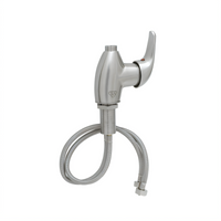 EverSteel Single-Hole Deck Mount Single Lever Faucet with Swivel Outlet, Less Nozzle, Stainless Steel