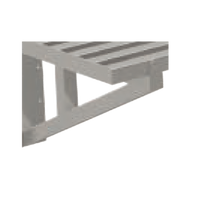 Advance Tabco Factory Welded Shelf Bracket Option for DT21 Series Slotted Wall Shelves