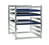 Thumbnail image #1 for New Age 23-Inch High Half-Size Open-Side Insert Rack for 18 x 26 Sheet Pans
