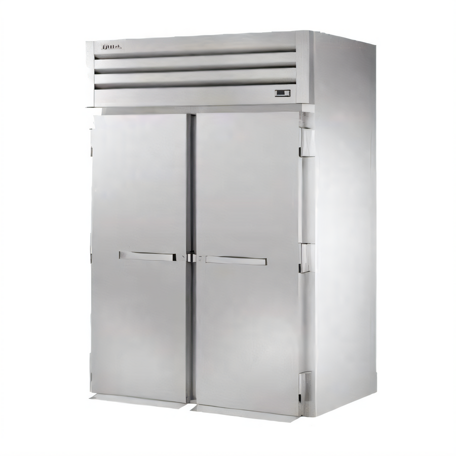 Product image #1 for True Spec Series 2-Section Roll-In Refrigerator with 2 Locking Stainless Steel Doors, Self-Contained
