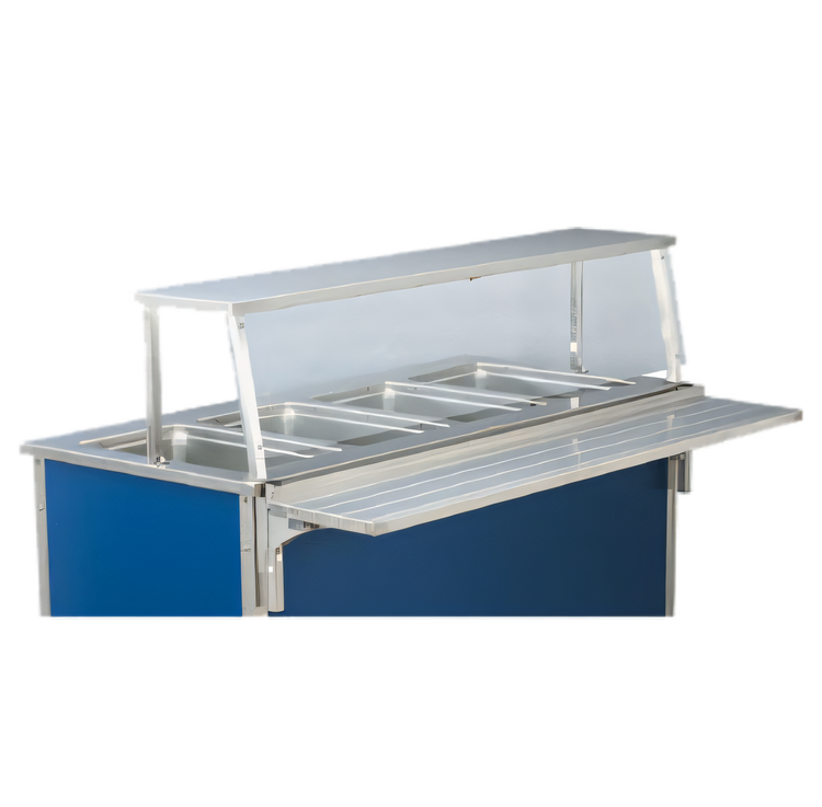 Product image #1 for Vollrath Classic Cafeteria Single Deck Breath Guard for 88-Inch ADA Signature Server Units