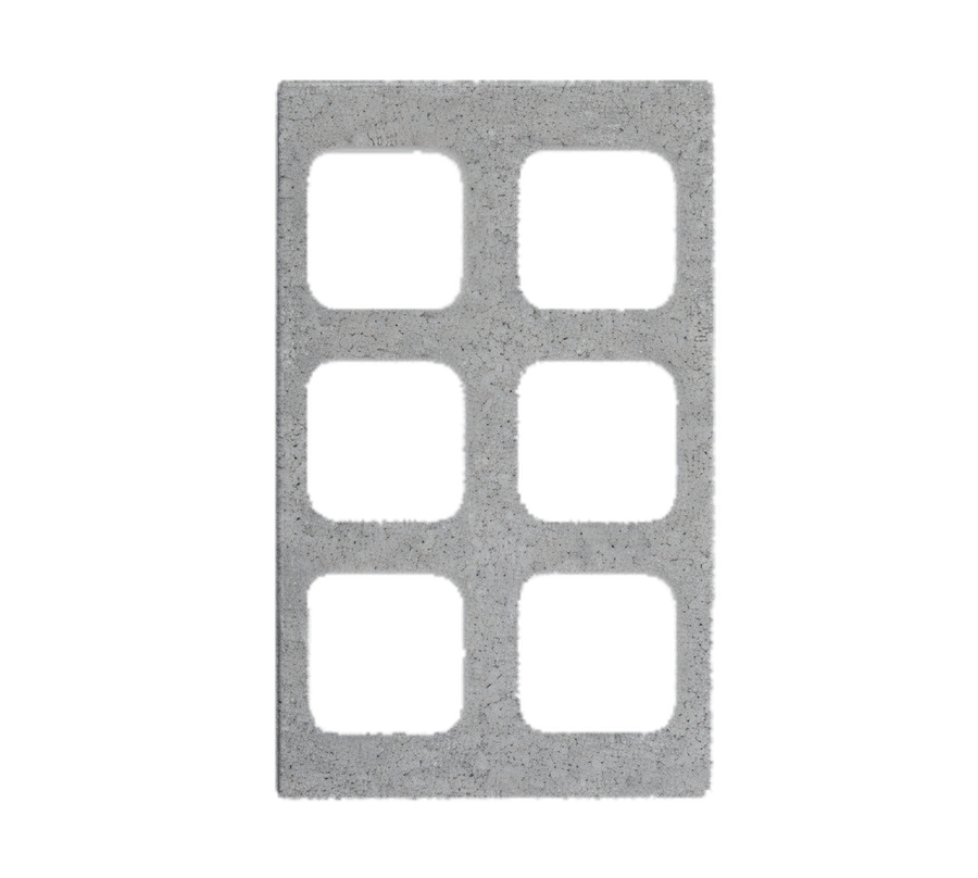 Product image #1 for Miramar 6-Opening Gray Granite Thermoset Resin Template for 40003 Decorative Pans