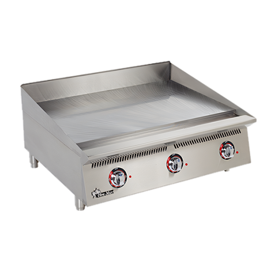 Product image #1 for Ultra-Max 36-Inch Countertop Gas Griddle with Mechanical Snap-Action Thermostat