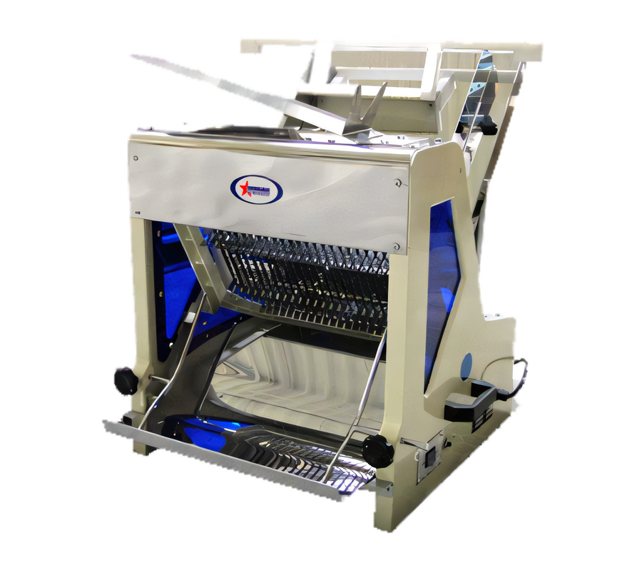 Product image #1 for Omcan Countertop Bread Slicer, 3/4-Inch Slice Thickness, 15 x 6-Inch Max Loaf, 110V