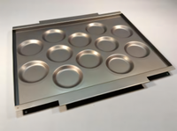 Henny Penny 12 Short Cup FlexiRack Coated Aluminum Roasting Pan