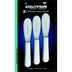 Thumbnail image #1 for Dexter Russell Sani-Safe 3-1/2 Inch Stainless Steel Sandwich Spreader with Textured White Polypropylene Handle, 3-Pack