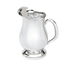 Thumbnail image #1 for Orion Bell-Shaped Stainless Steel Water Pitcher, 1.9 Qt, with Welded Ice Guard