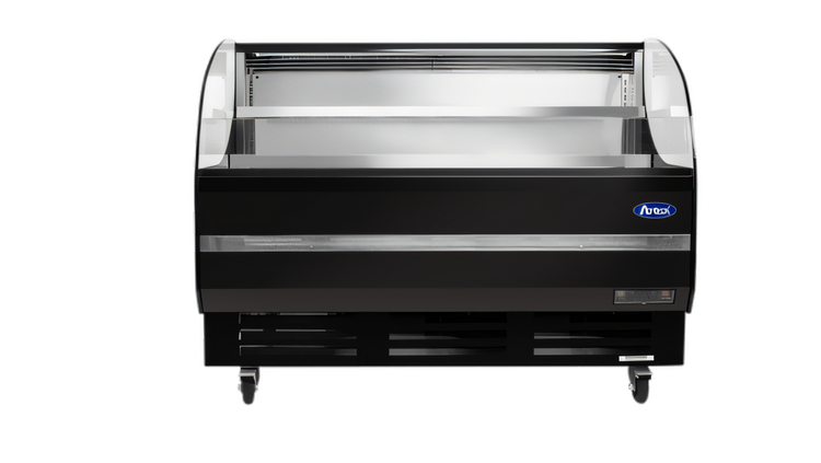 Product image #1 for Atosa ATHOM-60 Self-Contained Open Air Merchandiser Cooler, 62-1/4 Inch Wide, 10.27 Cu. Ft.