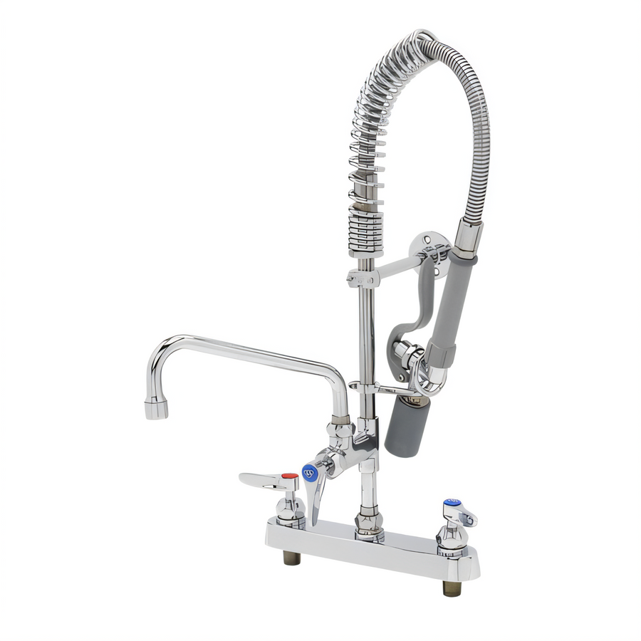 Product image #1 for EasyInstall Mini Low-Profile Deck-Mount Workboard Pre-Rinse Faucet with 8-Inch Adjustable Centers