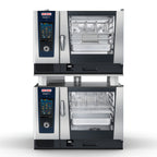 Thumbnail image #1 for RATIONAL Quick Ship ICP 6-FULL ON 6-FULL NG 208 1PH AD-QS Double-Stack Two 6-Full Size Natural Gas Combi Oven System
