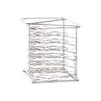 Thumbnail image #1 for RATIONAL 60.61.047 Mobile Stainless Steel Plate Rack, 20-Plate Capacity, for SCC 61/CMP 61 Series