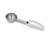 Thumbnail image #1 for Vollrath Size 6 4.7 oz Extended Length Stainless Steel Disher with White Ergonomic Handle
