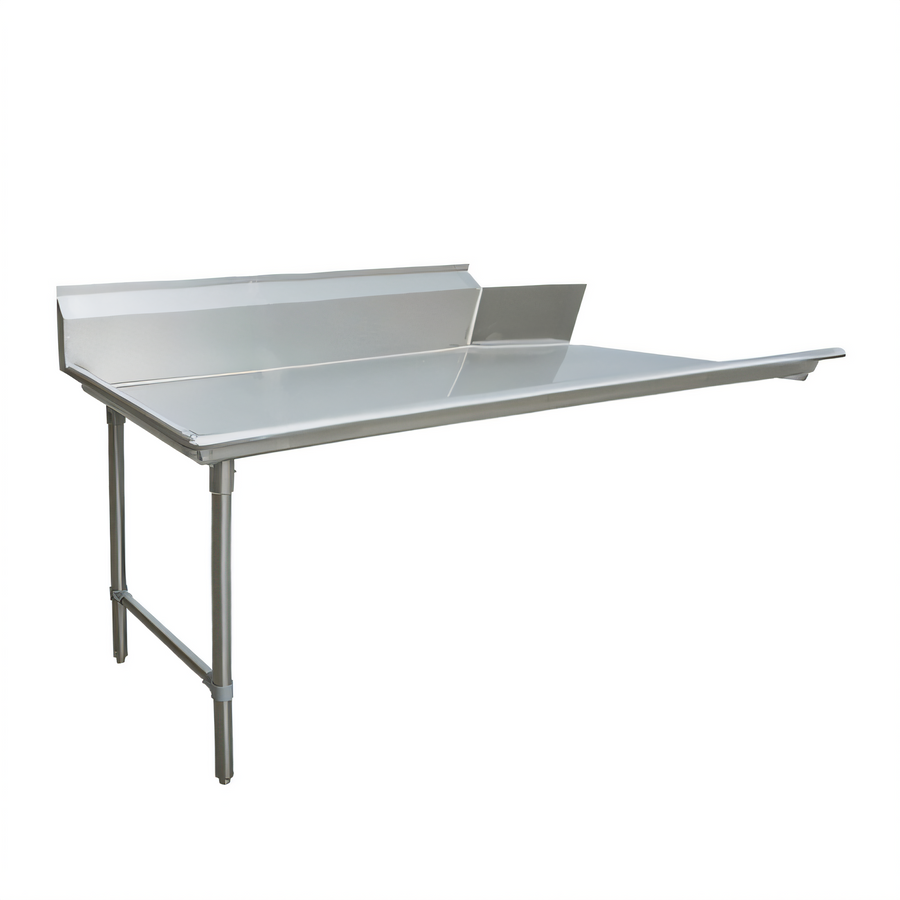 Product image #1 for 72-Inch Stainless Steel Clean Dish Table, Left Side, Straight Design