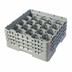 Thumbnail image #2 for Cambro Camrack Full-Size 20-Compartment Glass Rack with 3 Extenders, Soft Gray