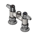 Thumbnail image #1 for T&S Brass equip 4-Inch Deck Mount Manual Mixing Faucet, Less Nozzle, Swivel Base, Lever Handles