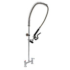 Thumbnail image #1 for BK Resources BKF-LF-8HDDPR-WB-G Low-Flow Deck-Mount Pre-Rinse Assembly, 40" Hose, 12" Wall Bracket, 8" Centers
