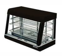 Admiral Craft 36-Inch Countertop Heated Display Case with 3 Adjustable Shelves
