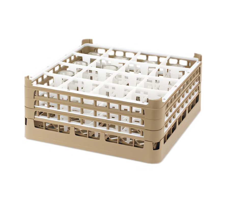 Product image #1 for Signature Full-Size 16-Compartment Tall Compartment Glass Rack