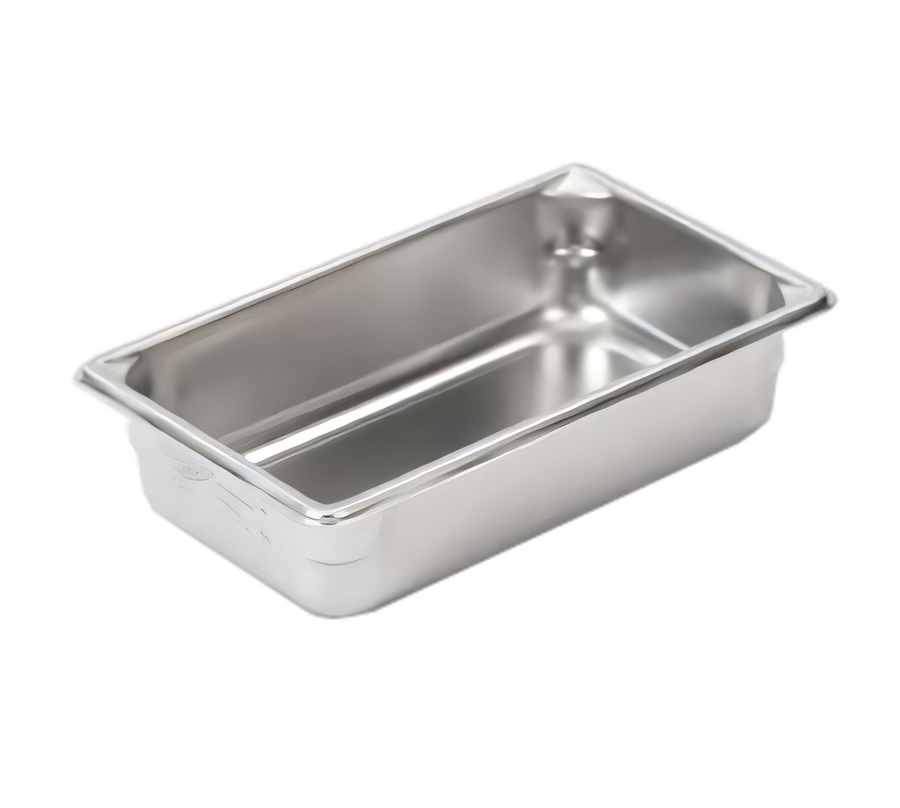 Product image #1 for Vollrath Super Pan V 1/3 Size Solid Hotel Pan, 4-Inch Deep, 4.1 Qt