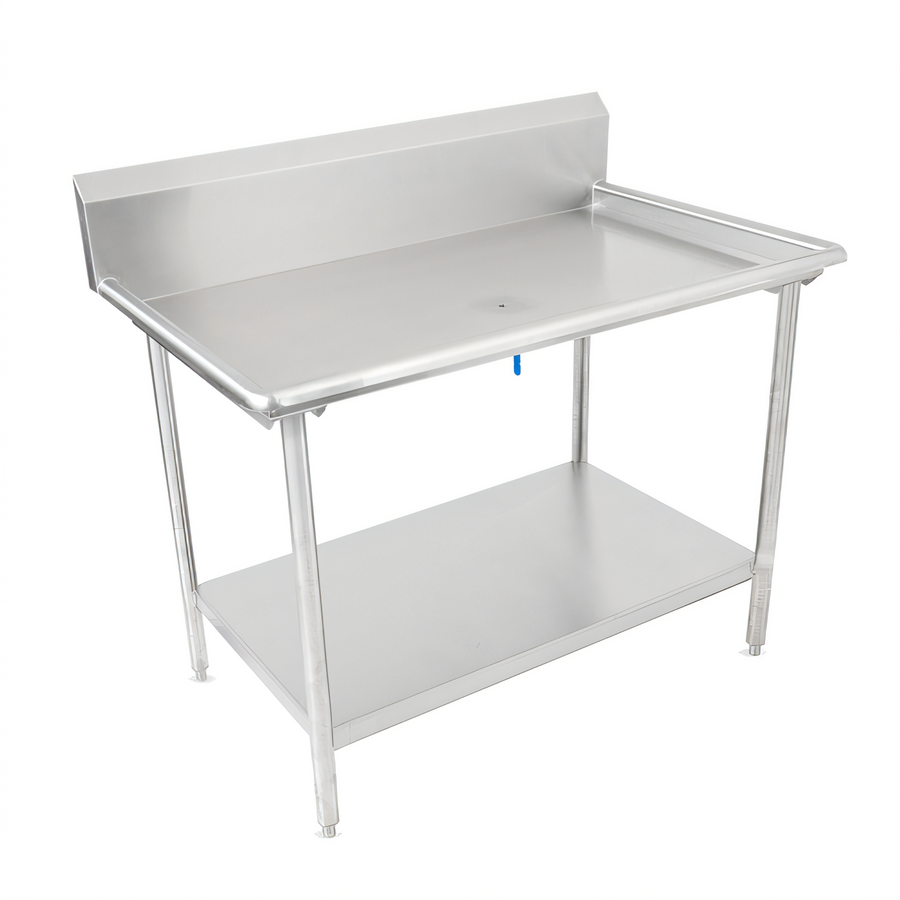 Product image #1 for John Boos 72-7/8-Inch Stainless Steel Dish Sorting Table with 10-Inch Backsplash and Undershelf