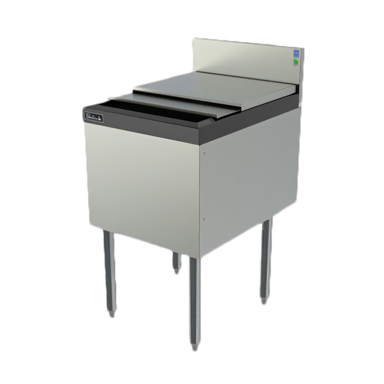 Product image #1 for Top Shelf TSF Series Full-Depth Freestanding Underbar Ice Bin/Cocktail Unit with 10-Circuit Cold Plate, 18 Inch W x 24 Inch D