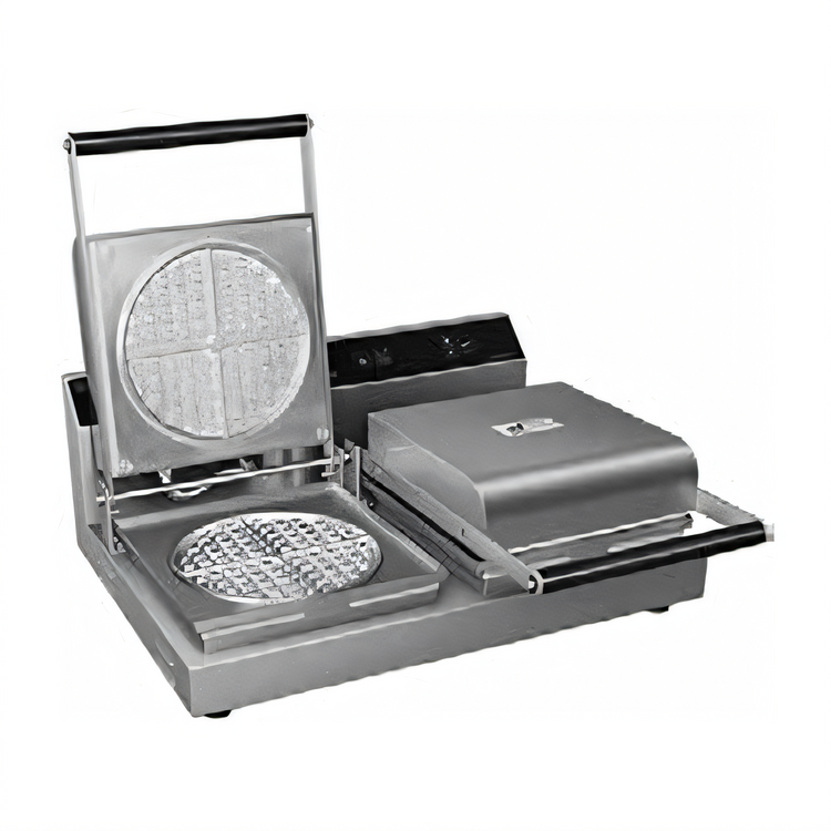 Product image #1 for Hatco Quick Ship Double Round Countertop Waffle Maker, 7-Inch Standard Waffles