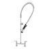 Thumbnail image #1 for EverSteel Stainless Steel 8-Inch Deck Mount Pre-Rinse Mixing Faucet Assembly with 24-Inch Riser and 44-Inch Hose