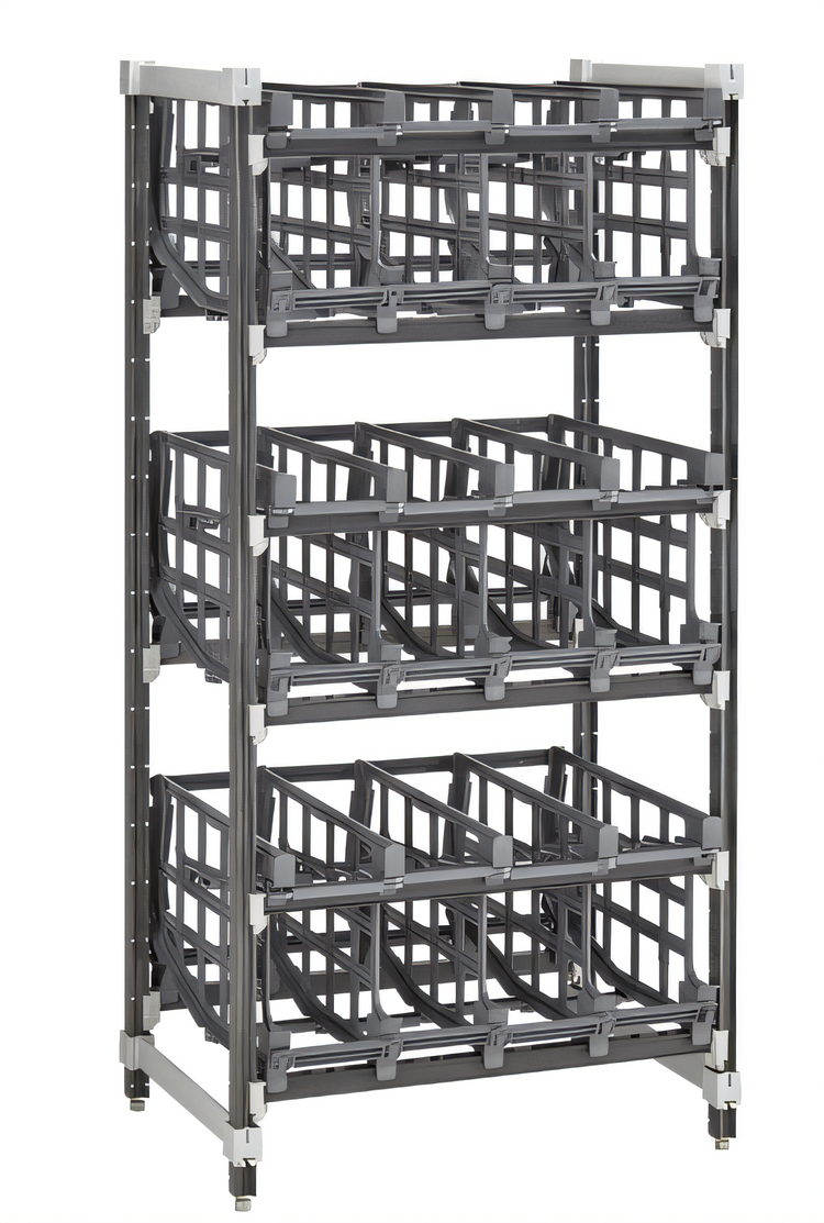 Product image #1 for Cambro Camshelving Elements XTRA Ultimate #10 Can Rack Stationary Add-On Unit
