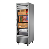 True One-Section Reach-In Freezer with Framed Glass Door, -10°F, 23 Cu. Ft.