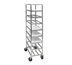 Thumbnail image #1 for Channel Lifetime Tough Extra Heavy-Duty Universal Platter Rack Cart, 5-Shelf, End-Load Aluminum