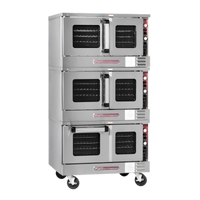 TruVection TVES/30SC-V Triple-Deck Low-Profile Ventless Electric Convection Oven