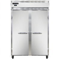 Continental Refrigerator 2FNSS Two-Section Standard Depth Reach-in Freezer with Solid Doors