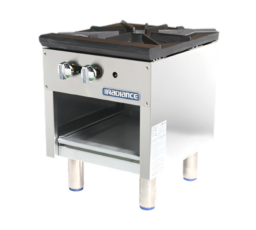 Product image #1 for Bake Tech Innovation Radiance 18-Inch Floor Model Stainless Steel Stock Pot Range, 79,000 BTU