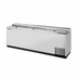 Thumbnail image #1 for True 95-Inch Deep-Well Flat-Top Horizontal Bottle Cooler with 3 Lids, 37.5-Case Bottle / 55-Case Can Capacity