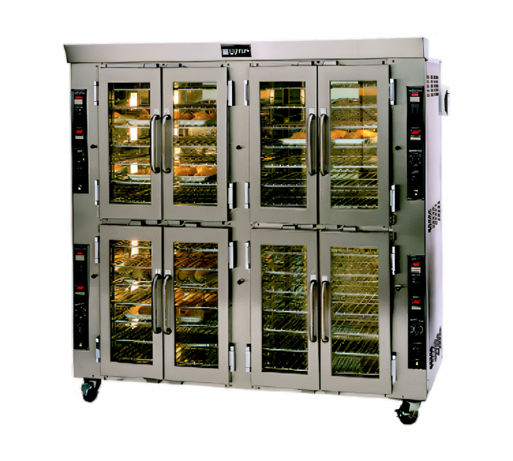 Product image #1 for Jet-Air JA28G Gas 4-Deck Floor Model Bakery Convection Oven with Steam Injection, 28 Pan Capacity
