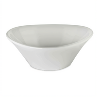 Stadia® 32 oz Oblong Melamine Bowl, 8 Inch, Greige