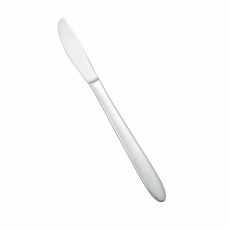 Product image #1 for Winco Flute Pattern 9-Inch Heavyweight Dinner Knife, 18/0 Stainless Steel, Mirror Finish