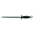 Thumbnail image #1 for Traditional 14-Inch Magnetized Butcher Steel Honing Steel with Black Polypropylene Handle