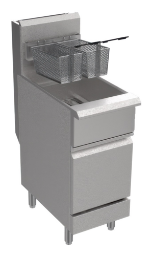 Product image #1 for Serv-Ware 40 lb Liquid Propane 3-Burner Gas Floor Fryer