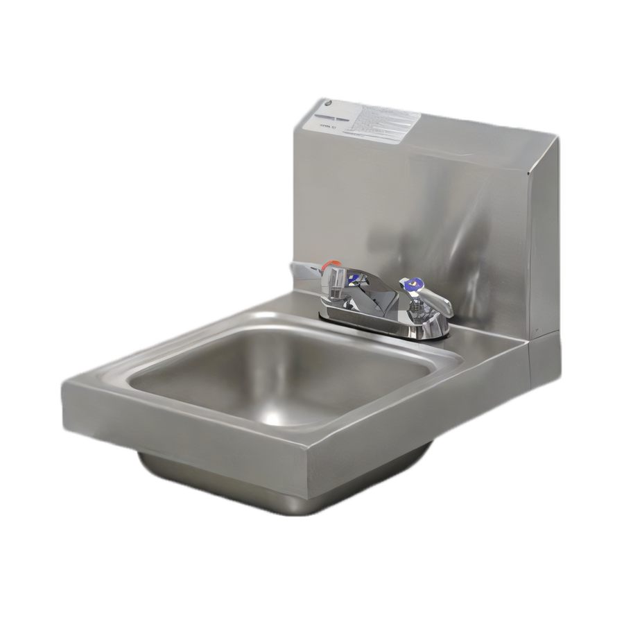 Product image #1 for Advance Tabco 12-Inch Wide Wall Mounted Space-Saver Hand Sink with Deck Mounted Faucet