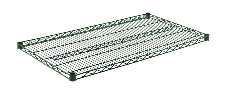 Product image #1 for Olympic 24" x 42" NSF Wire Shelf with Green-Guard™ Green Epoxy Finish