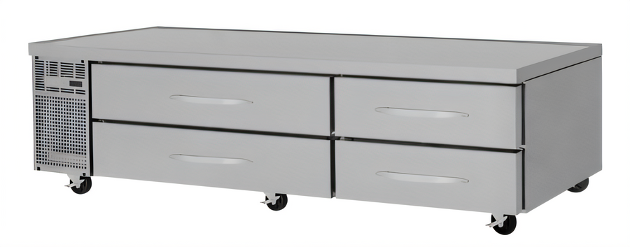 Product image #1 for Turbo Air PRO Series Two-Section 96-Inch 4-Drawer Freezer Chef Base