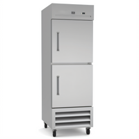 Kelvinator Commercial 27-Inch One-Section Reach-In Refrigerator, Self-Contained Bottom Mount, Solid Half Doors, 21 Cu. Ft.