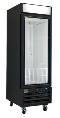 Kelvinator Commercial Full-Height Glass Door Ice Cube Merchandiser Reach-In Freezer, 23 Cu. Ft.