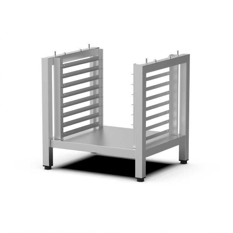 Product image #1 for UNOX Evereo 600 High Open Stainless Steel Stand with Lateral Supports