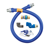 Dormont Blue Hose 1 Inch ID x 72 Inch Moveable Gas Connector Hose Assembly