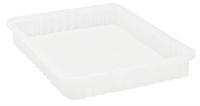Quantum Clear Dividable Grid Food Box Container, 22-1/2 x 17-1/2 x 3 Inches