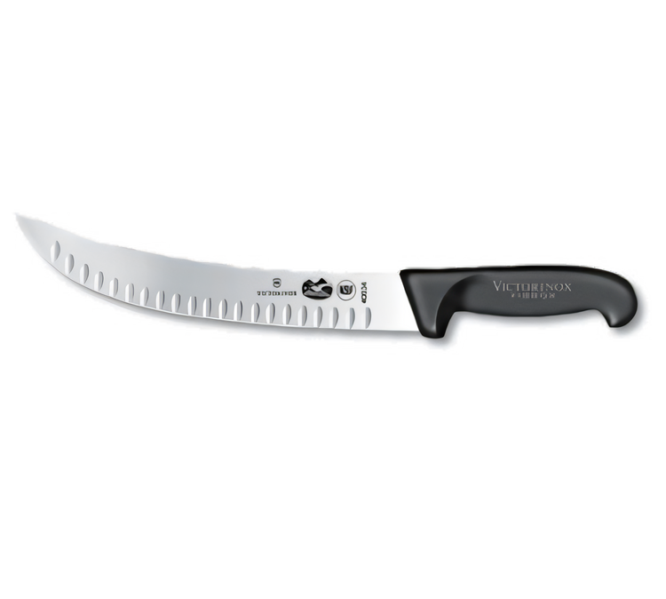 Product image #1 for Victorinox 10-Inch Curved Granton Cimeter Butcher Knife with Black Fibrox Pro Handle